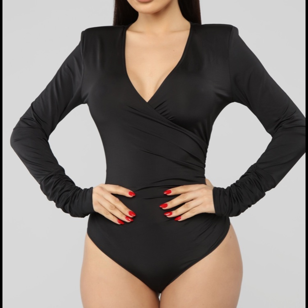 Classy Surplice Bodysuit